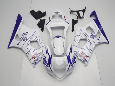 Discount 2003-2004 Blue Whie Corona Suzuki GSXR 1000 Moto Fairings Canada