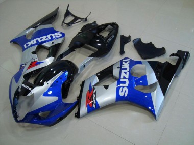 Discount 2003-2004 Blue Silver Suzuki GSXR 1000 Motorcycle Fairings Canada