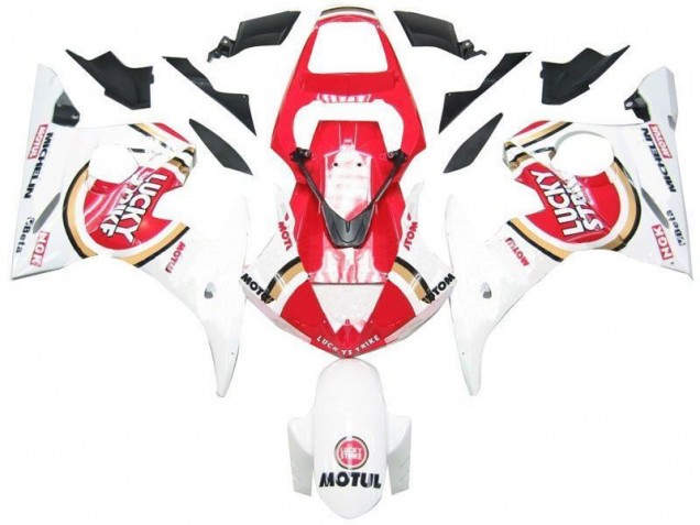 Discount 2003-2005 White Red Lucky Strike Yamaha YZF R6 Replacement Fairings Canada