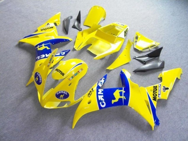 Discount 2003-2005 Yellow Blue Motul Camel Yamaha YZF R6 Bike Fairings Canada