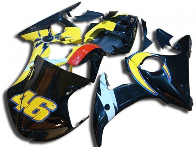 Discount 2003-2005 Number 46 Yamaha YZF R6 Bike Fairing Kit Canada