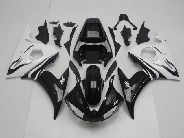 Discount 2003-2005 Black and White Yamaha YZF R6 Motor Bike Fairings Canada