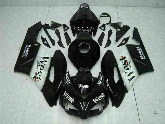 Discount 2004-2005 Black West Honda CBR1000RR Replacement Motorcycle Fairings Canada