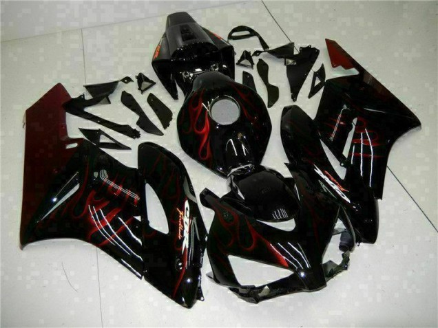 Discount 2004-2005 Red Flame Black Honda CBR1000RR Replacement Fairings Canada