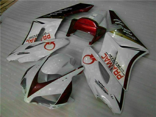 Discount 2004-2005 White Red Honda CBR1000RR Moto Fairings Canada