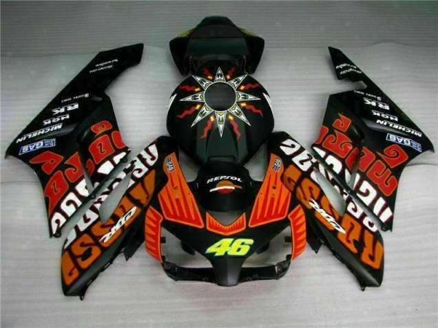 Discount 2004-2005 Black Orange Honda CBR1000RR Motorcycle Fairing Kits Canada