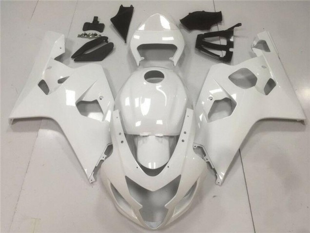 Discount 2004-2005 Glossy White Suzuki GSXR 600/750 Moto Fairings Canada