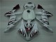 Discount 2004-2006 White Red Flame Yamaha YZF R1 Motorcycle Fairings Canada