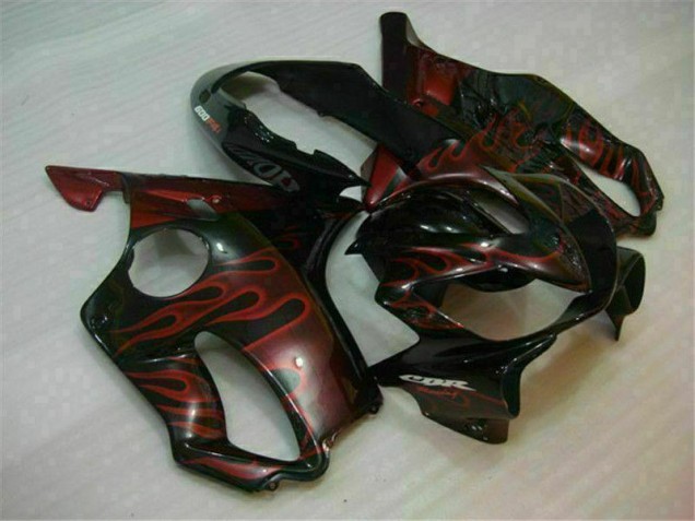 Discount 2004-2007 Red Flame Honda CBR600 F4i Bike Fairings Canada