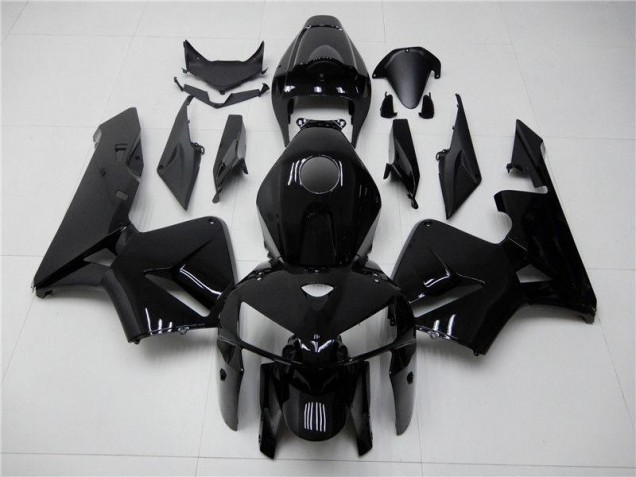 Discount 2005-2006 Glossy Black Honda CBR600RR Motorcycle Fairing Kit Canada