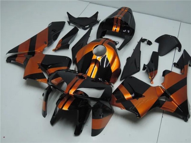 Discount 2005-2006 Orange Black Honda CBR600RR Motorcycle Fairing Kits Canada