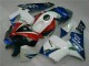 Discount 2005-2006 White Blue Honda CBR600RR Moto Fairings Canada