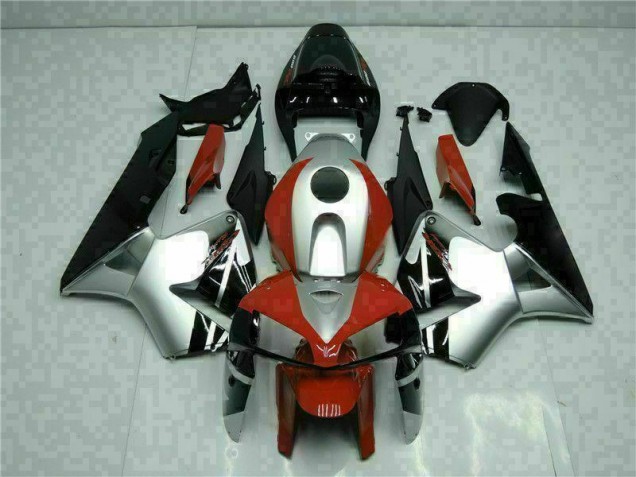 Discount 2005-2006 Black Silver Red Honda CBR600RR Motorcycle Fairings Canada