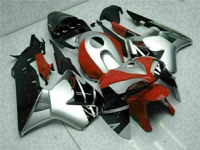 Discount 2005-2006 Black Silver Red Honda CBR600RR Motorcycle Fairings Canada