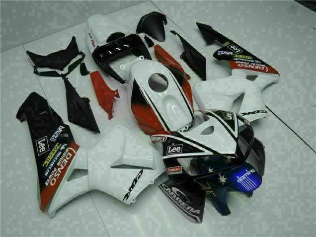 Discount 2005-2006 White Red Black Lee Honda CBR600RR Motorbike Fairing Canada