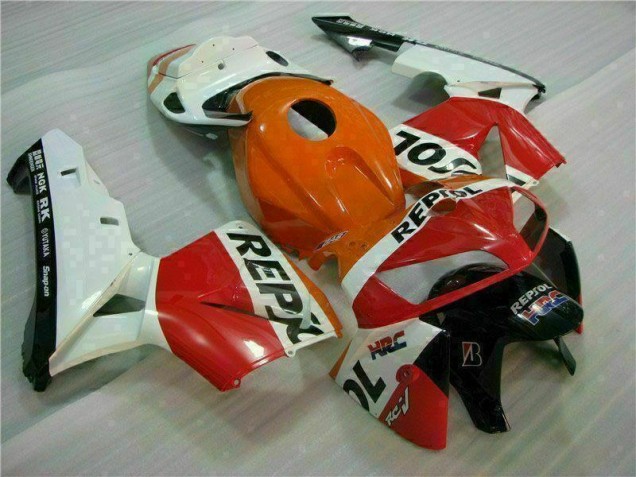 Discount 2005-2006 Orange Black Repsol Honda CBR600RR Motorcycle Bodywork Canada