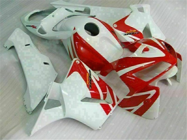 Discount 2005-2006 Red White Honda CBR600RR Motor Fairings Canada