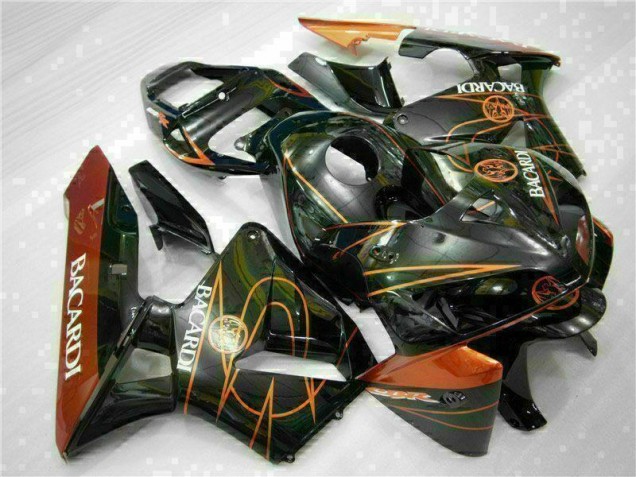 Discount 2005-2006 Black Orange BACARDI Honda CBR600RR Motorcycle Fairing Canada