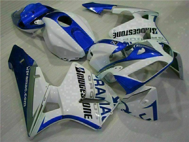 Discount 2005-2006 White Blue Honda CBR600RR Motorcycle Fairing Kits Canada