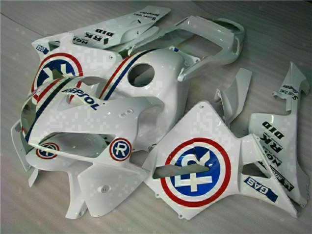 Discount 2005-2006 White Honda CBR600RR Bike Fairings Canada