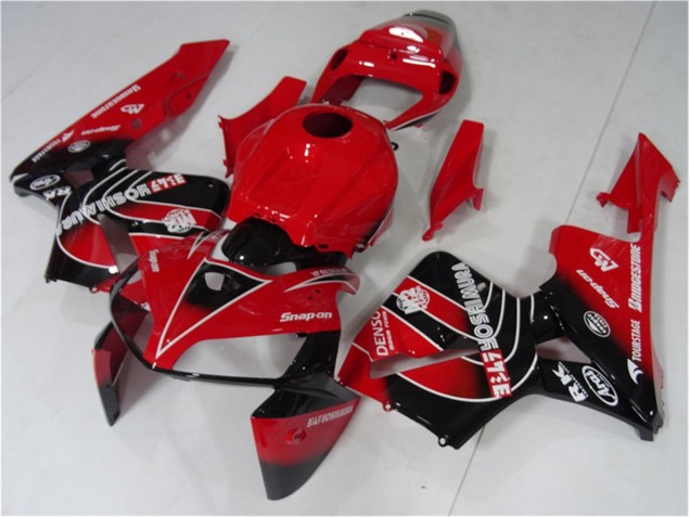 Discount 2005-2006 Red Black Honda CBR600RR Motorcycle Fairing Kit Canada