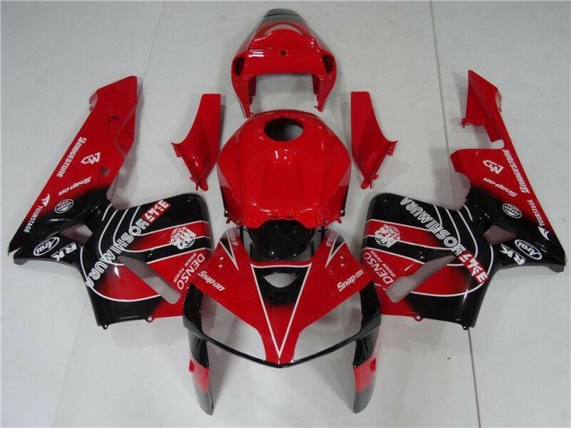 Discount 2005-2006 Red Black Honda CBR600RR Motorcycle Fairing Kit Canada