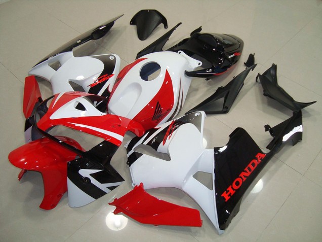 Discount 2005-2006 Red White Black Honda CBR600RR Motorcycle Fairings Canada