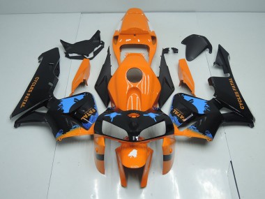 Discount 2005-2006 Orange Black Honda CBR600RR Motorcycle Fairings Canada