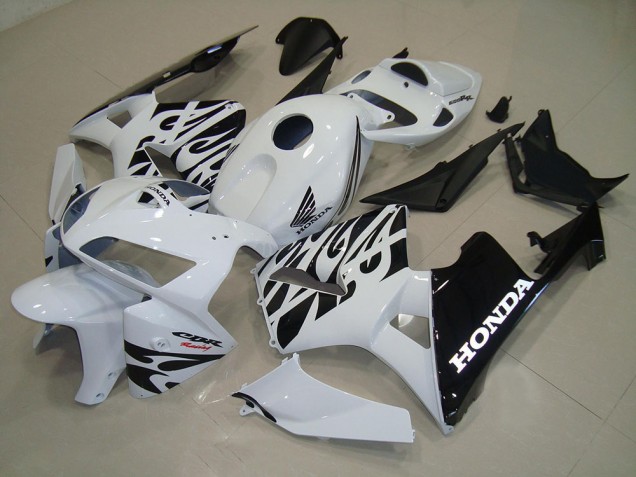 Discount 2005-2006 White Black Honda CBR600RR Motor Fairings Canada