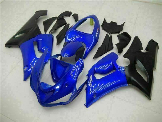 Discount 2005-2006 Blue Kawasaki ZX6R Motorcycle Fairing Kit Canada