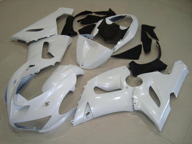 Discount 2005-2006 Dark Pearl White Kawasaki ZX6R Motorbike Fairing Canada