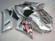 Discount 2005-2006 Silver Red Flames Kawasaki ZX6R Motorcycle Fairings Canada