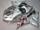 Discount 2005-2006 Silver Red Flames Kawasaki ZX6R Motorcycle Fairings Canada