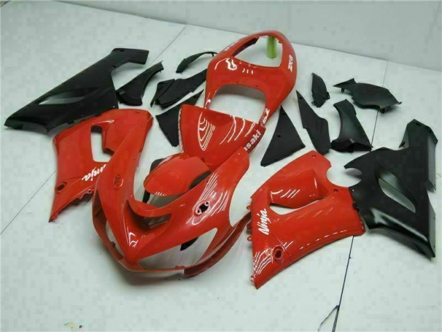 Discount 2005-2006 Red Kawasaki ZX6R Bike Fairing Kit Canada