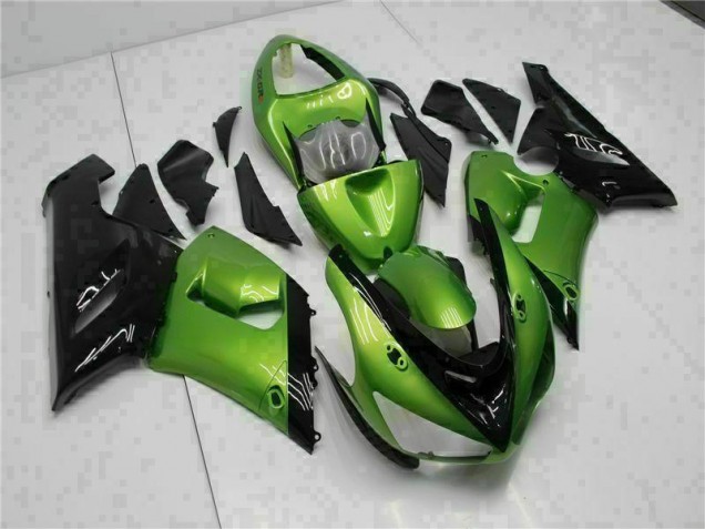 Discount 2005-2006 Green Kawasaki ZX6R Motorcycle Bodywork Canada