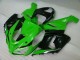 Discount 2005-2006 Green White Black Kawasaki ZX6R Motorcycle Fairings Canada