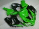 Discount 2005-2006 Green White Black Kawasaki ZX6R Motorcycle Fairings Canada