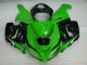 Discount 2005-2006 Green White Black Kawasaki ZX6R Motorcycle Fairings Canada