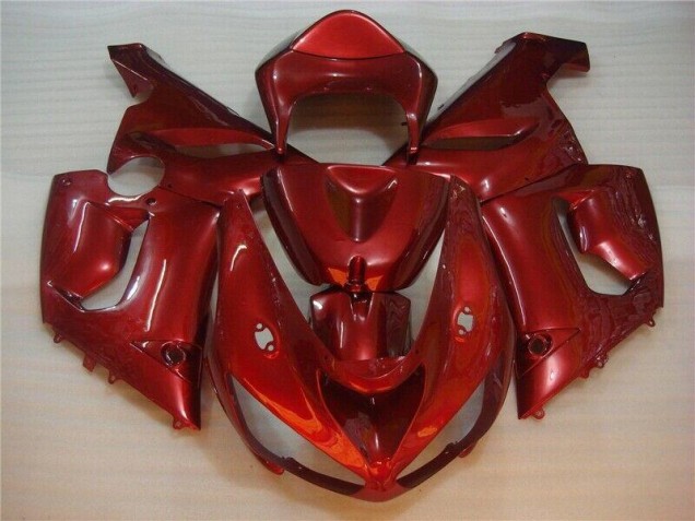 Discount 2005-2006 Red Kawasaki ZX6R Bike Fairing Canada