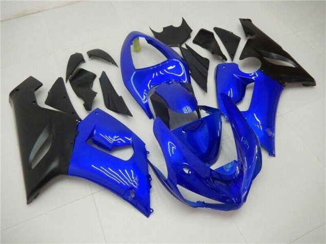 Discount 2005-2006 Blue Kawasaki ZX6R Bike Fairings Canada