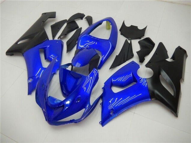 Discount 2005-2006 Blue Kawasaki ZX6R Bike Fairings Canada