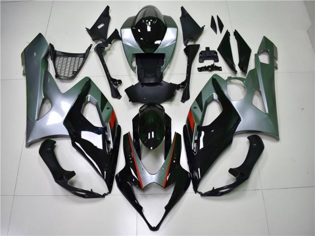 Discount 2005-2006 Black Silver Suzuki GSXR 1000 Motorcycle Fairing Kit Canada