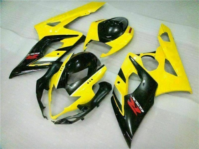 Discount 2005-2006 Yellow Black Suzuki GSXR 1000 Motorcycle Fairings Kits Canada