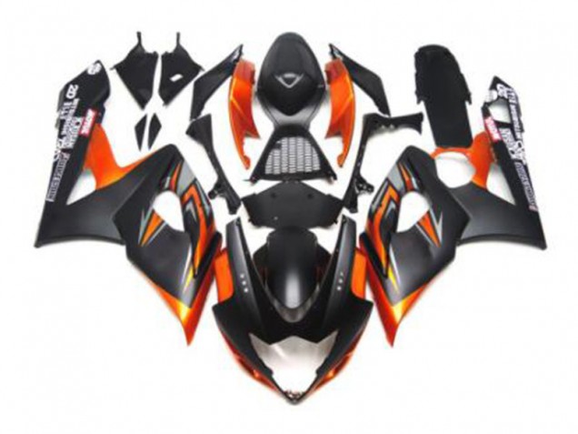 Discount 2005-2006 Black Orange Suzuki GSXR 1000 Motorbike Fairing Canada