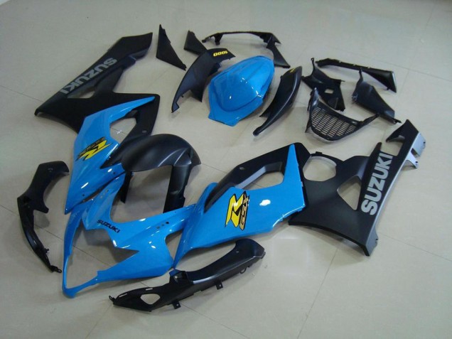 Discount 2005-2006 Blue and Matte Black Suzuki GSXR 1000 Bike Fairings Canada