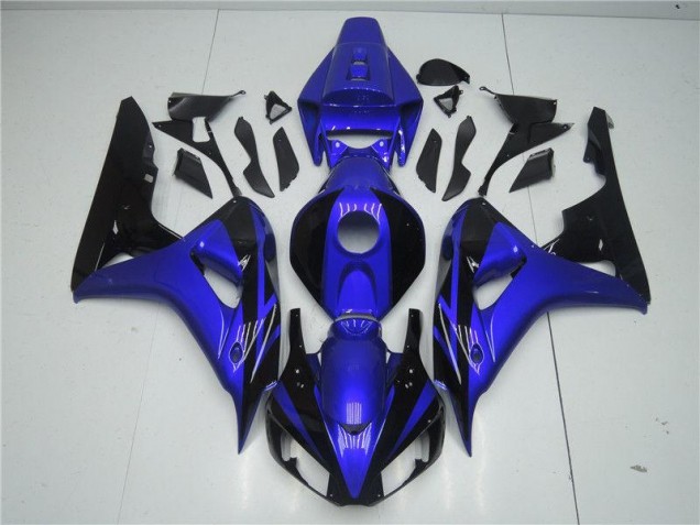 Discount 2006-2007 Blue Black Honda CBR1000RR Moto Fairings Canada