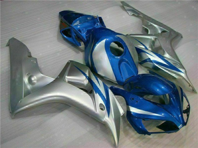 Discount 2006-2007 Blue Silver Honda CBR1000RR Motorcycle Fairings Kits Canada