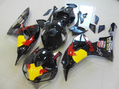 Discount 2006-2007 Black Red Bull Honda CBR1000RR Bike Fairing Kit Canada