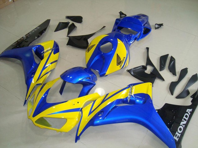 Discount 2006-2007 Yellow Blue Black Honda CBR1000RR Moto Fairings Canada