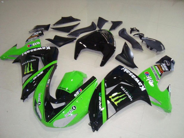 Discount 2006-2007 Green Monster Kawasaki ZX10R Motor Fairings Canada